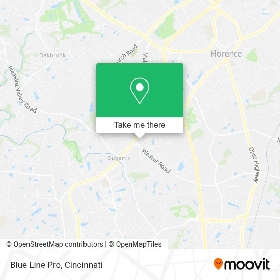 Blue Line Pro map