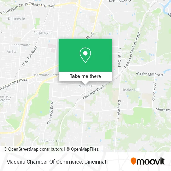 Madeira Chamber Of Commerce map