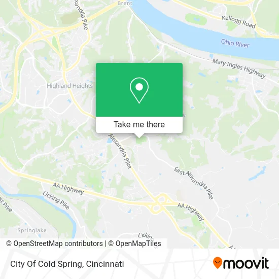 City Of Cold Spring map