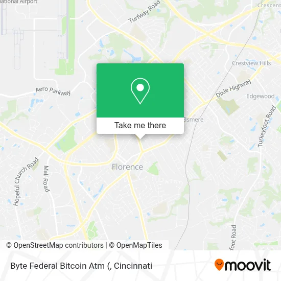 Byte Federal Bitcoin Atm map