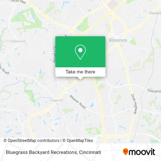 Bluegrass Backyard Recreations map