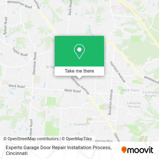 Experts Garage Door Repair Installation Process map