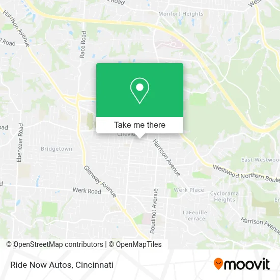 Ride Now Autos map