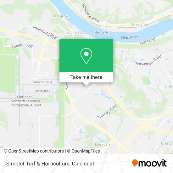 Simplot Turf & Horticulture map