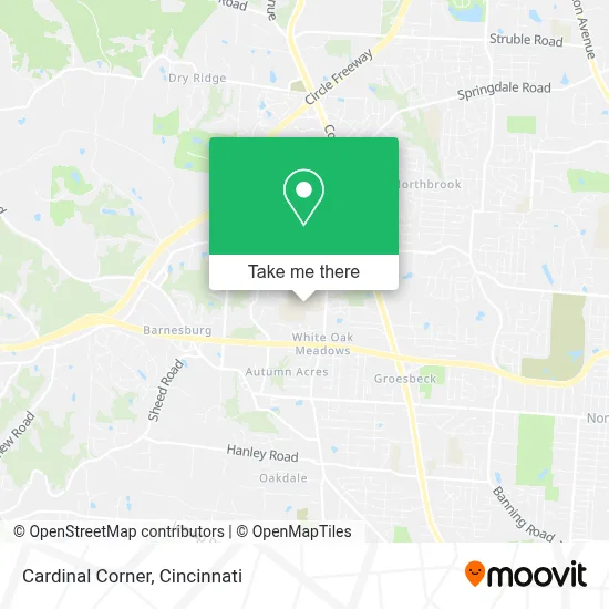 Cardinal Corner map