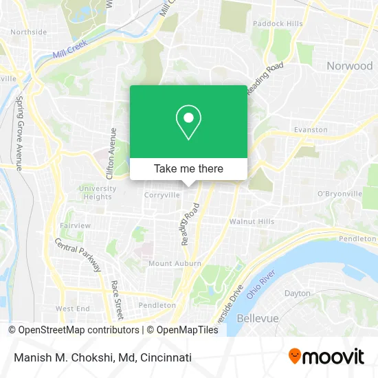 Manish M. Chokshi, Md map