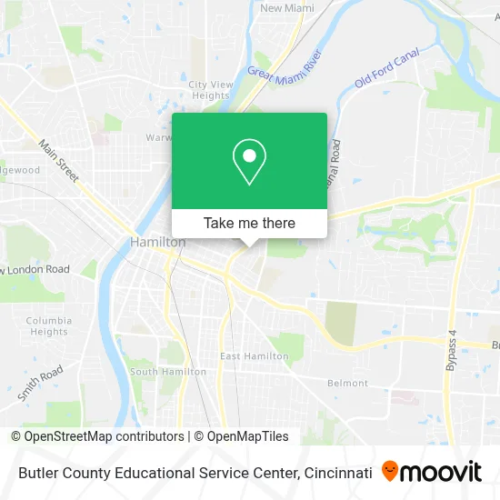Butler County Educational Service Center map