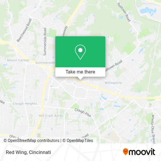 Red Wing map