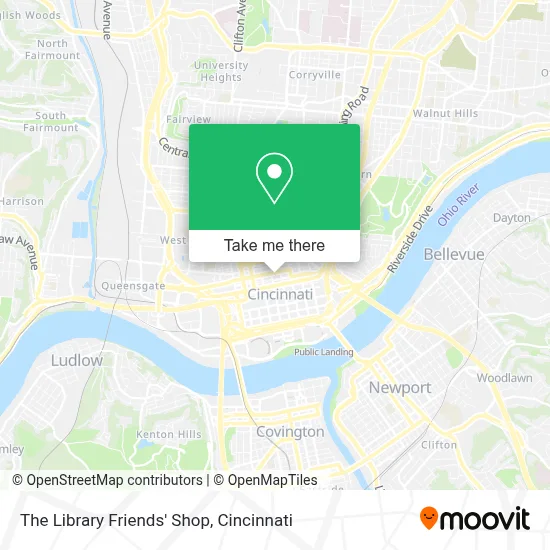 The Library Friends' Shop map