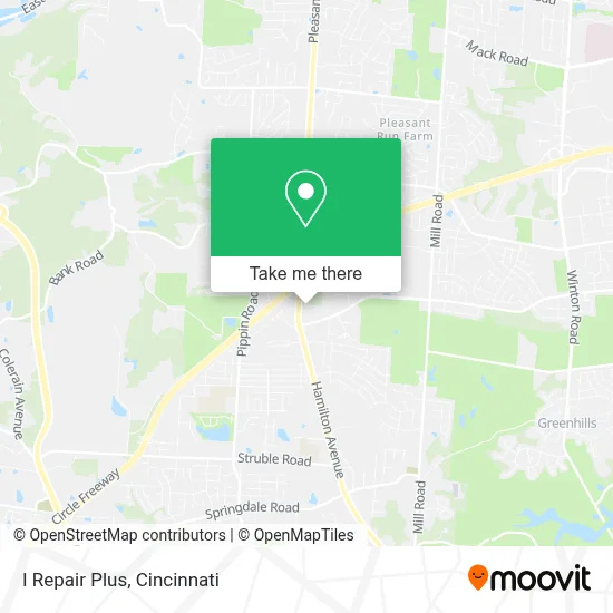 I Repair Plus map