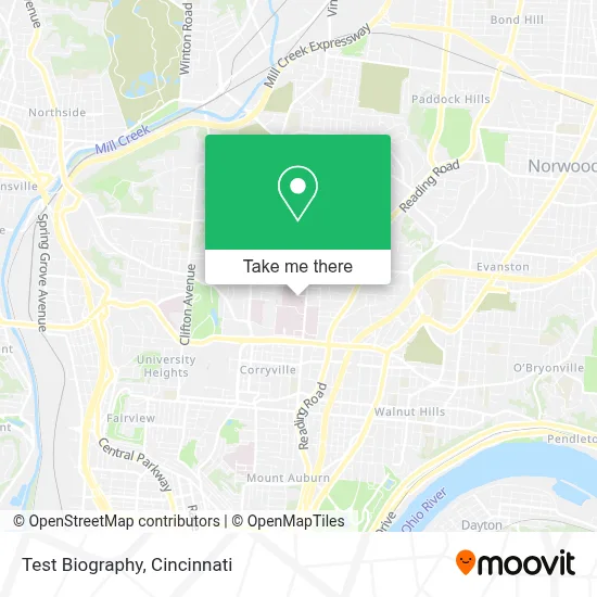 Test Biography map