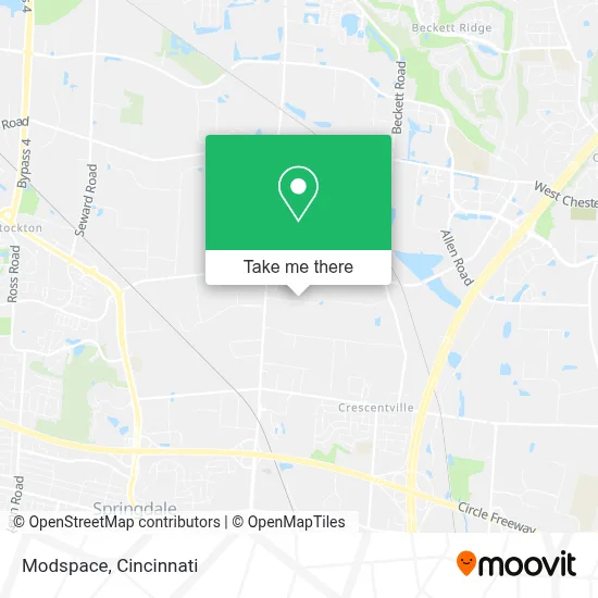 Modspace map
