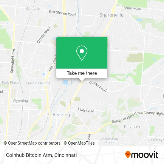 Coinhub Bitcoin Atm map
