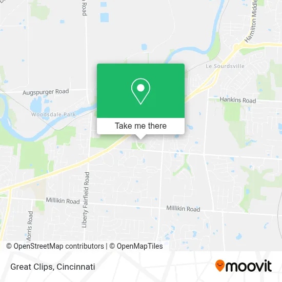 Great Clips map