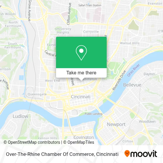 Over-The-Rhine Chamber Of Commerce map
