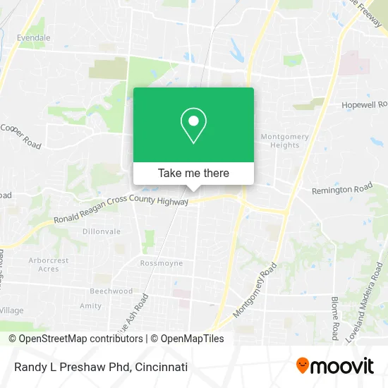 Randy L Preshaw Phd map