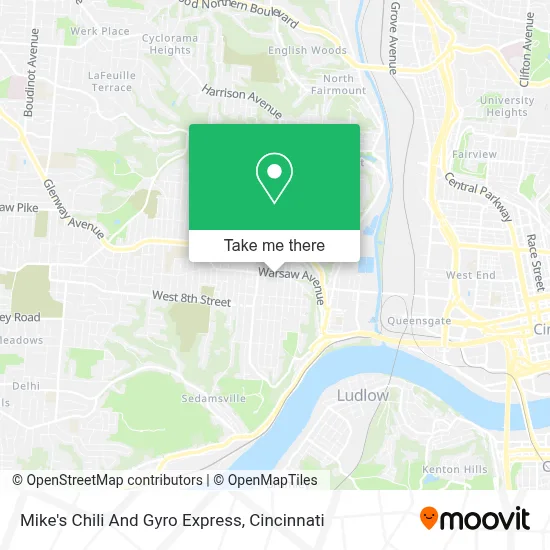 Mike's Chili And Gyro Express map