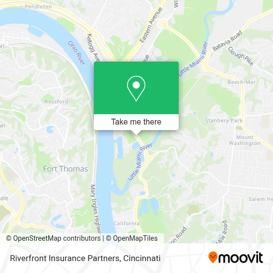 Riverfront Insurance Partners map