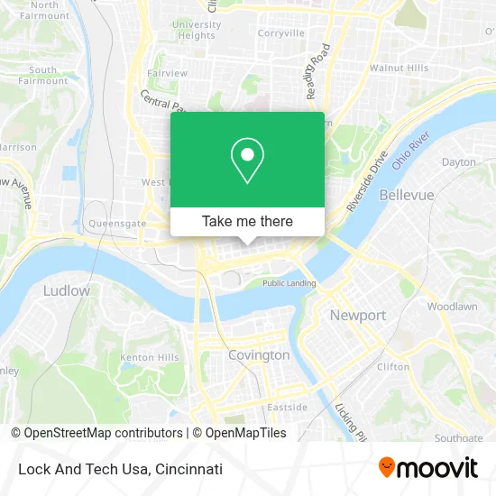 Lock And Tech Usa map
