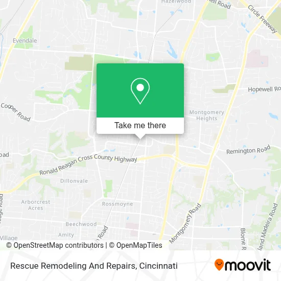 Rescue Remodeling And Repairs map