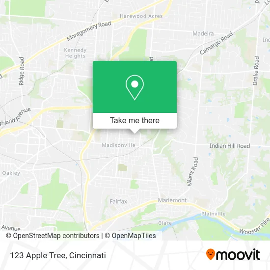 123 Apple Tree map