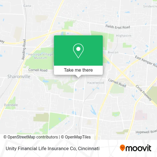Unity Financial Life Insurance Co map