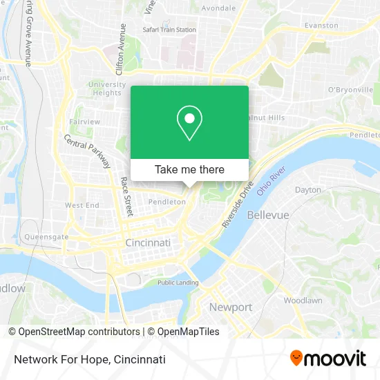 Network For Hope map
