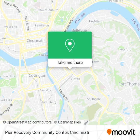 Pier Recovery Community Center map
