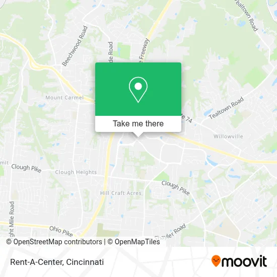 Rent-A-Center map