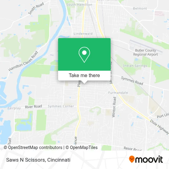 Saws N Scissors map