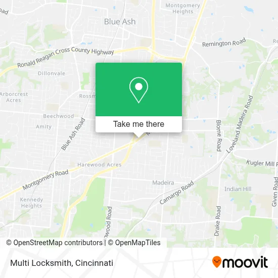 Multi Locksmith map