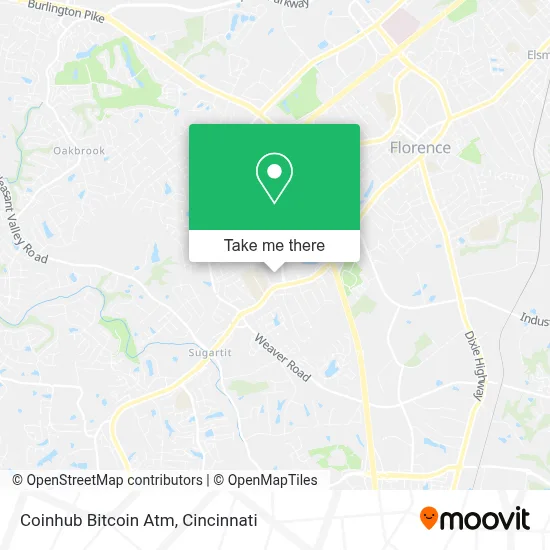 Coinhub Bitcoin Atm map