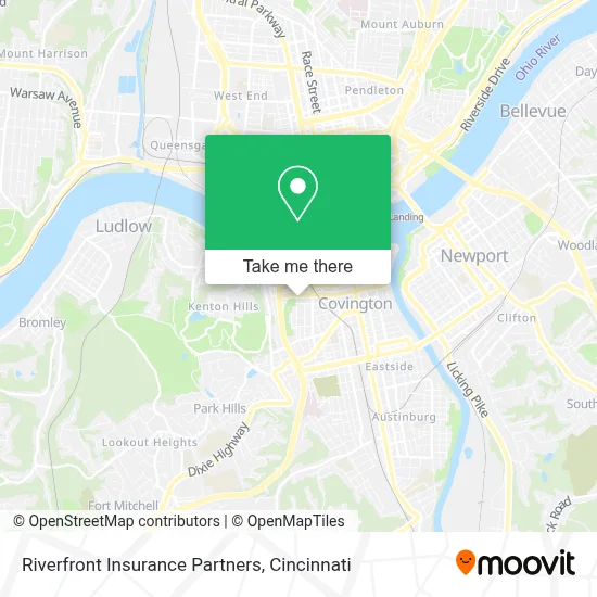 Riverfront Insurance Partners map