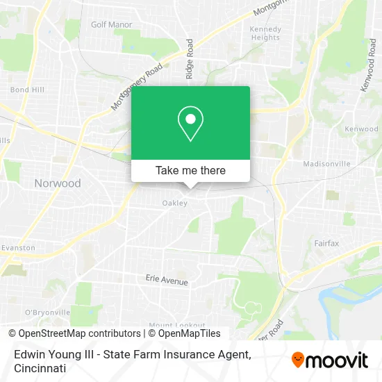Edwin Young III - State Farm Insurance Agent map