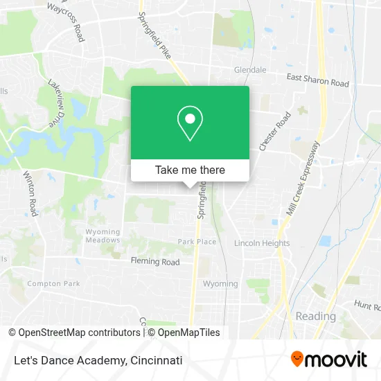 Let's Dance Academy map