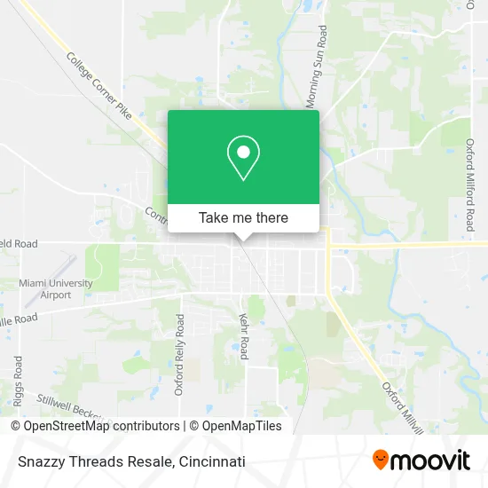 Snazzy Threads Resale map