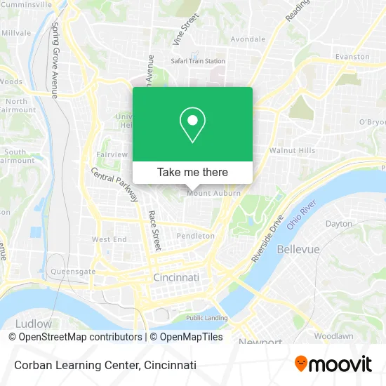 Corban Learning Center map