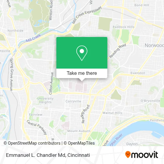 Emmanuel L. Chandler Md map