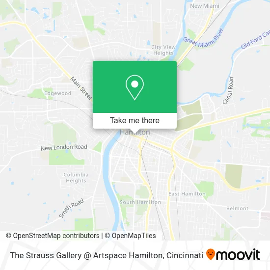 The Strauss Gallery @ Artspace Hamilton map