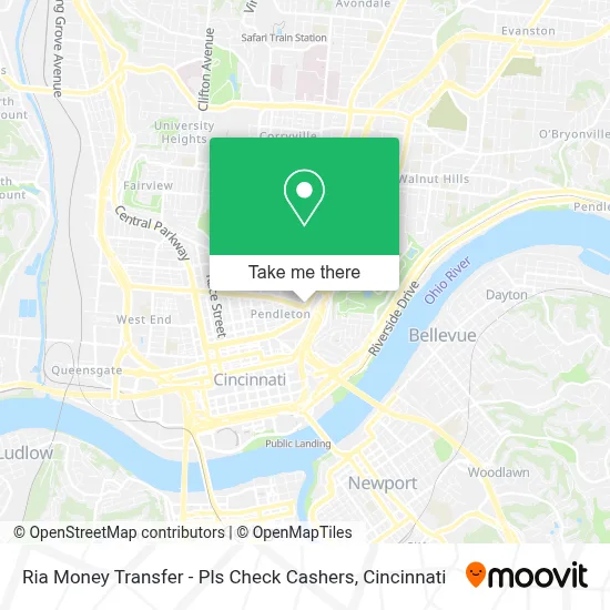 Ria Money Transfer - Pls Check Cashers map