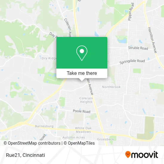 Rue21 map