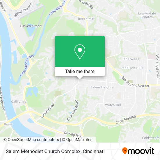 Salem Methodist Church Complex map