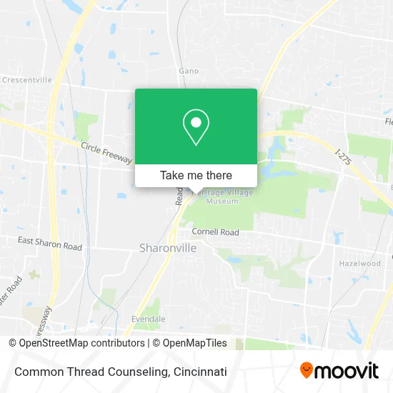 Common Thread Counseling map