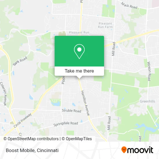 Boost Mobile map