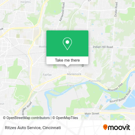Ritzes Auto Service map