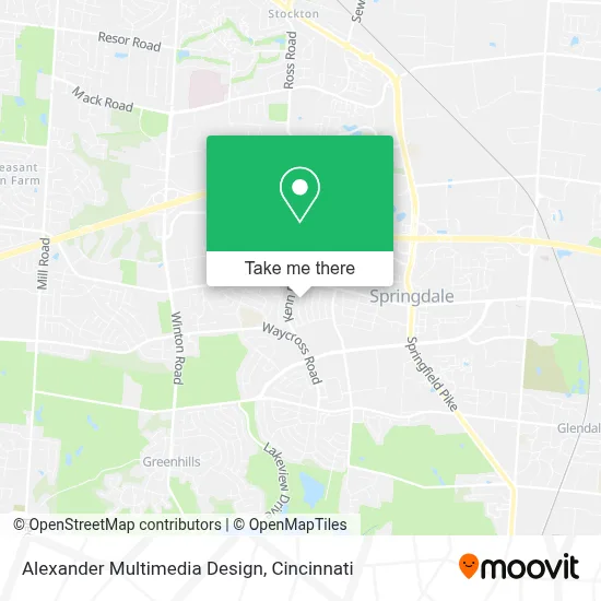 Alexander Multimedia Design map