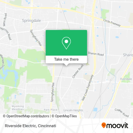Riverside Electric map