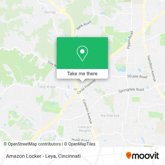 Amazon Locker - Leya map