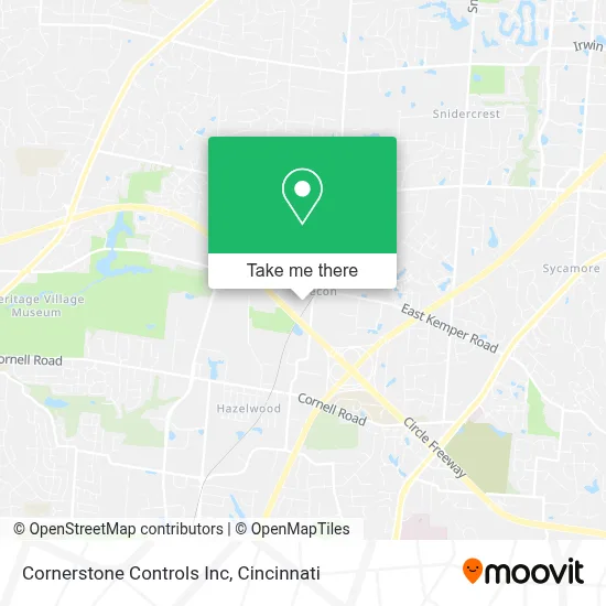Cornerstone Controls Inc map