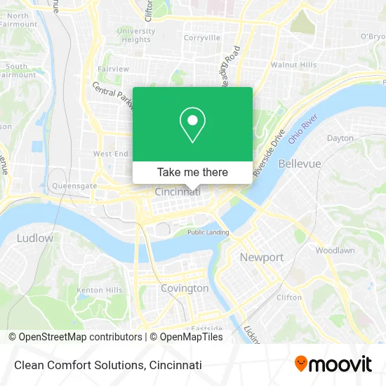 Clean Comfort Solutions map